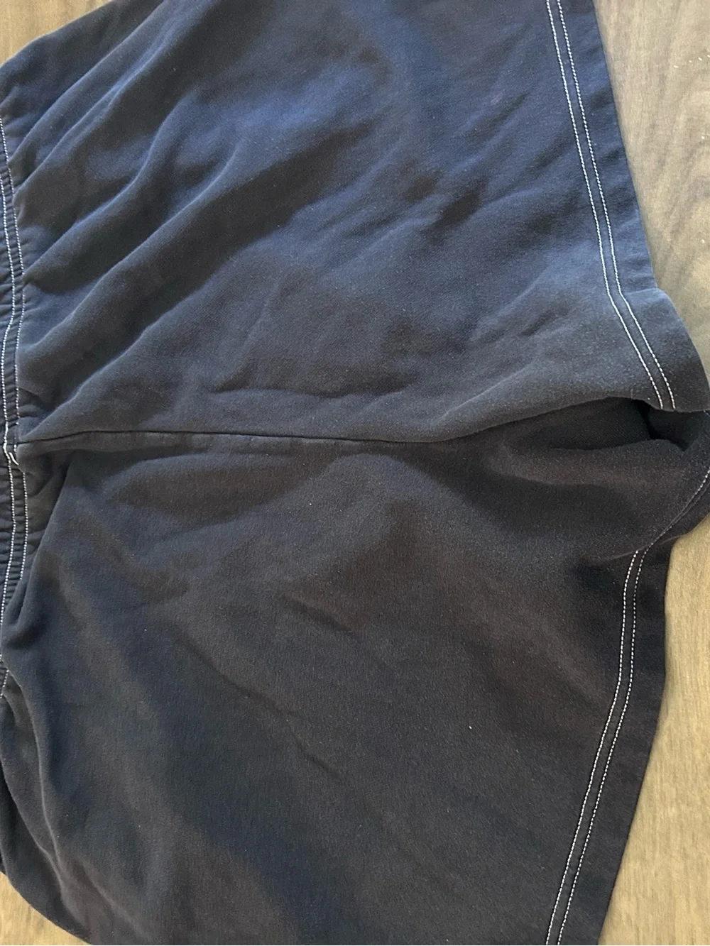 2 pair Nike Black Womens Athletic Shorts with White Swoosh